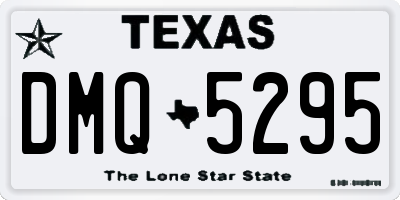 TX license plate DMQ5295