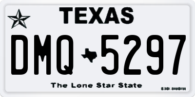 TX license plate DMQ5297