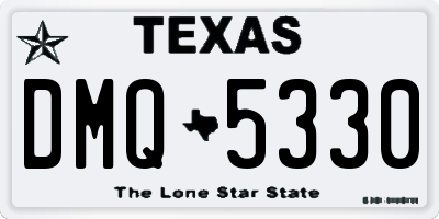 TX license plate DMQ5330