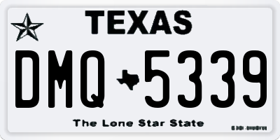 TX license plate DMQ5339
