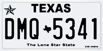 TX license plate DMQ5341