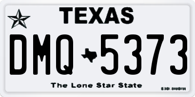 TX license plate DMQ5373