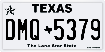 TX license plate DMQ5379