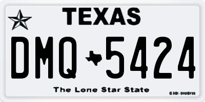 TX license plate DMQ5424