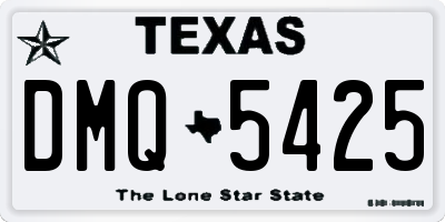 TX license plate DMQ5425
