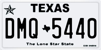 TX license plate DMQ5440