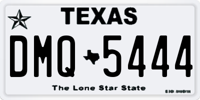 TX license plate DMQ5444