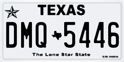 TX license plate DMQ5446
