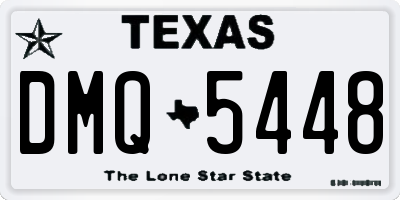 TX license plate DMQ5448