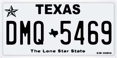 TX license plate DMQ5469