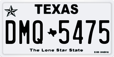 TX license plate DMQ5475
