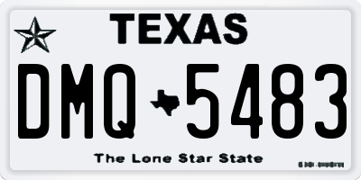 TX license plate DMQ5483
