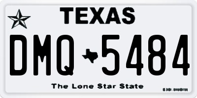 TX license plate DMQ5484
