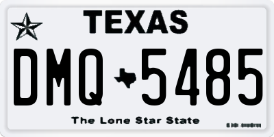 TX license plate DMQ5485