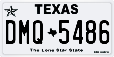 TX license plate DMQ5486