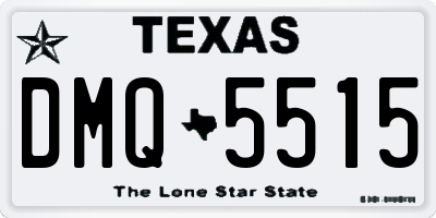 TX license plate DMQ5515