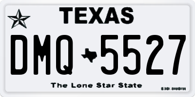 TX license plate DMQ5527