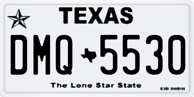TX license plate DMQ5530
