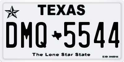 TX license plate DMQ5544