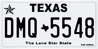 TX license plate DMQ5548
