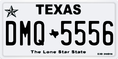 TX license plate DMQ5556