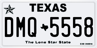 TX license plate DMQ5558