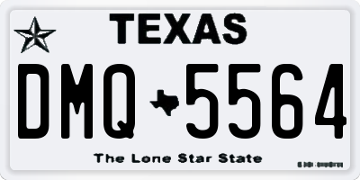 TX license plate DMQ5564