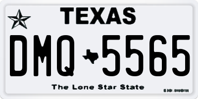 TX license plate DMQ5565