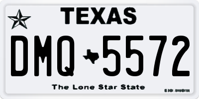TX license plate DMQ5572