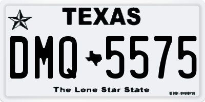 TX license plate DMQ5575