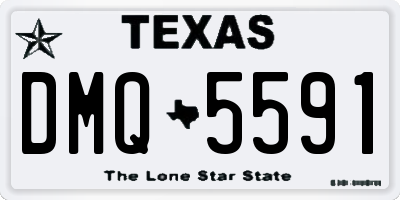 TX license plate DMQ5591
