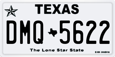 TX license plate DMQ5622