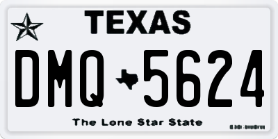 TX license plate DMQ5624