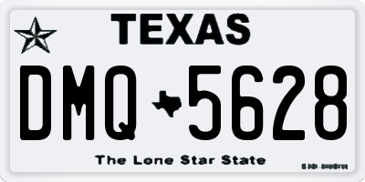 TX license plate DMQ5628