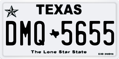 TX license plate DMQ5655