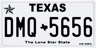 TX license plate DMQ5656