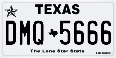 TX license plate DMQ5666