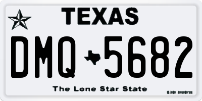 TX license plate DMQ5682