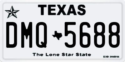 TX license plate DMQ5688