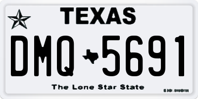 TX license plate DMQ5691