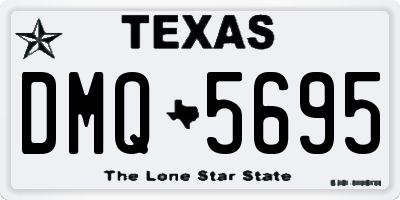TX license plate DMQ5695