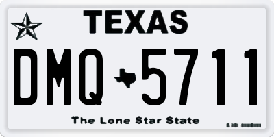TX license plate DMQ5711
