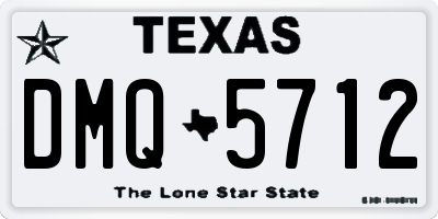 TX license plate DMQ5712