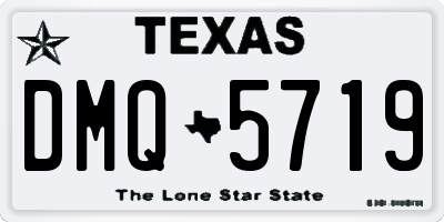 TX license plate DMQ5719