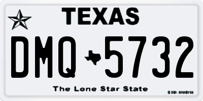 TX license plate DMQ5732