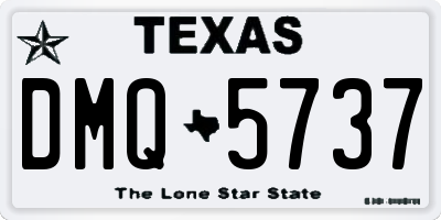 TX license plate DMQ5737