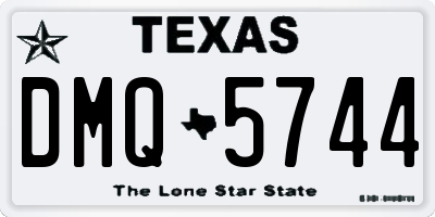 TX license plate DMQ5744
