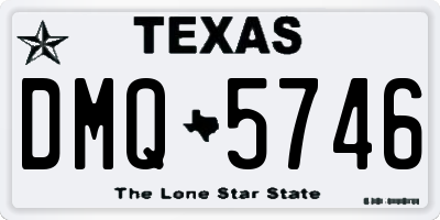 TX license plate DMQ5746