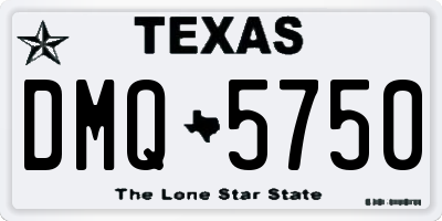 TX license plate DMQ5750