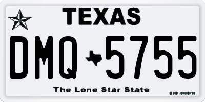 TX license plate DMQ5755